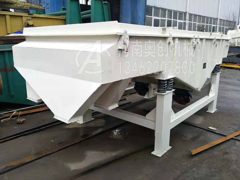 黃豆除雜分級專用直線振動篩的結構原理